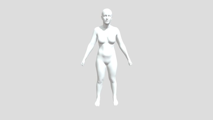 BodyBlock Female 3D Body Scan 3D Model