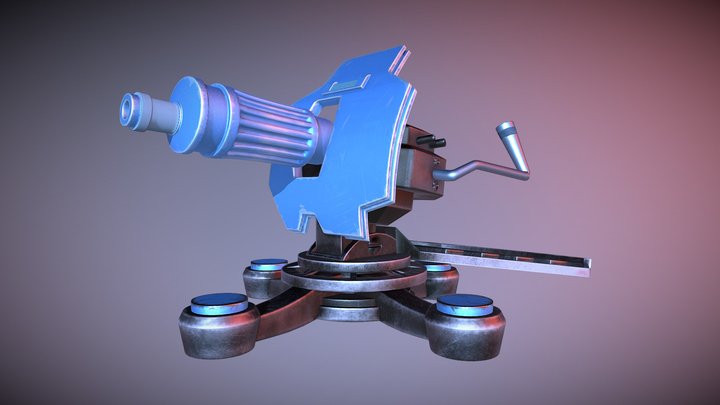 Gun Machine 3D Model