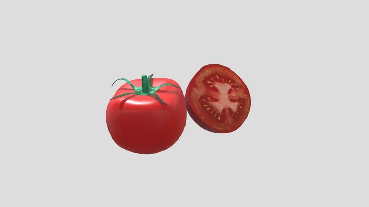 Tomato set 3D Model