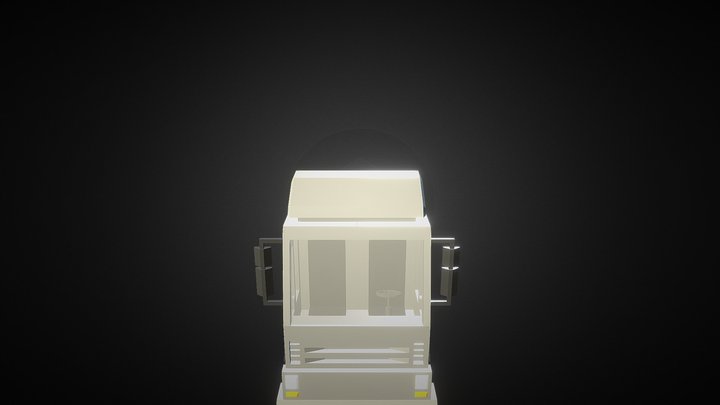 Truck Low Poly 3D Model