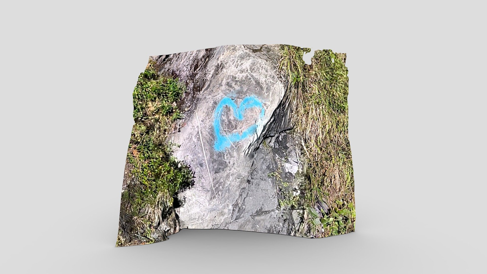 Sketchfab blue heart
