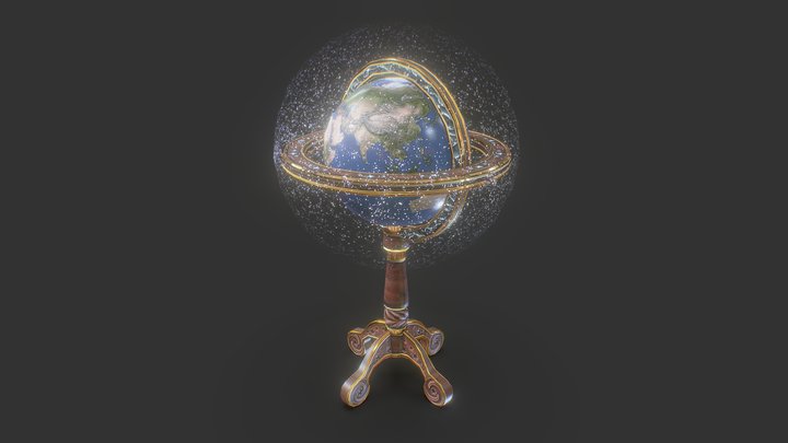 Sorcerer's Globe 3D Model