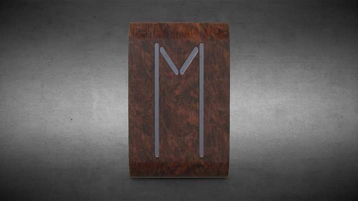 Ehwaz Wood 3D Model