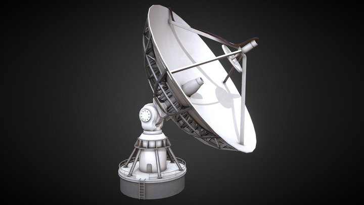 Satellite Ground Station 3D Model
