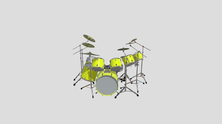 Drum Model 3D Model