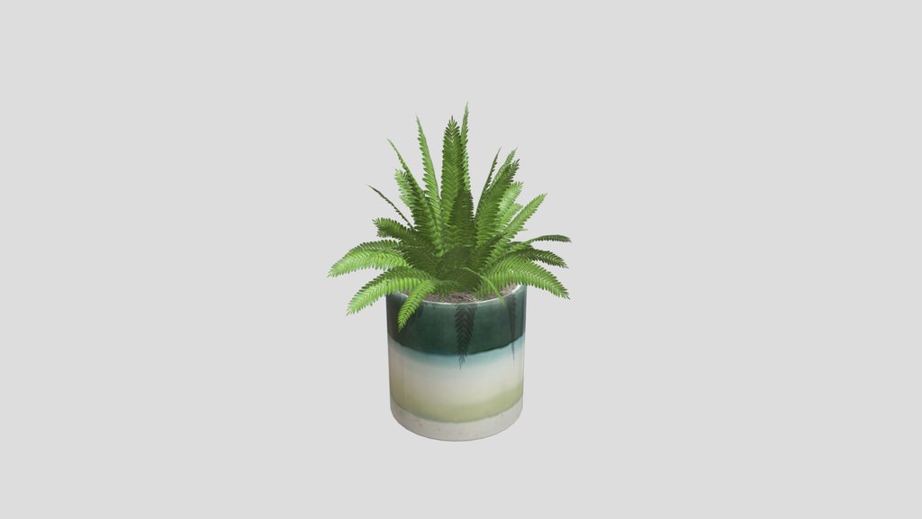 Ceramic Vase Shades Of Green