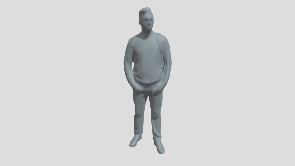 Lowpoly Male Standing
