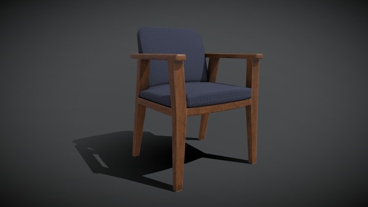 Chair_08 2K 3D Model