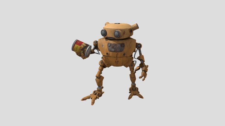 Robot LP+ Can 3D Model