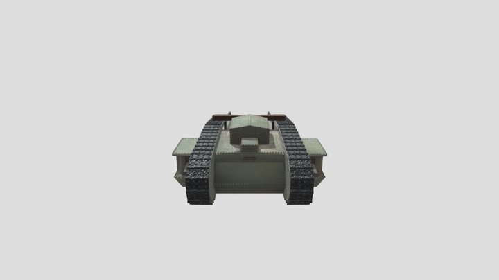 ww1 tank (based on operation 1919) 3D Model