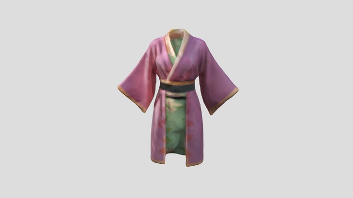 Female_ Nezuko_from_demon_slayer_Clothe 3D Model