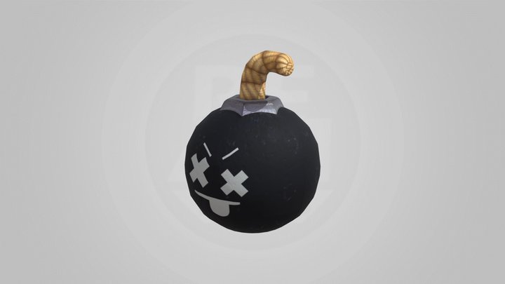 Stylized bomb 3D Model