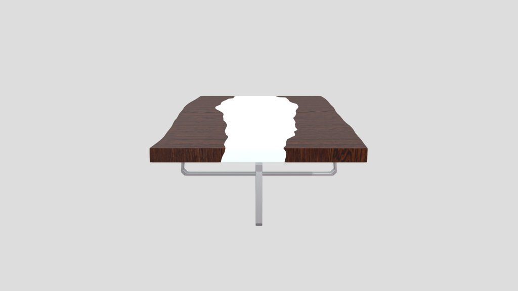 Coffee Table With Epoxy