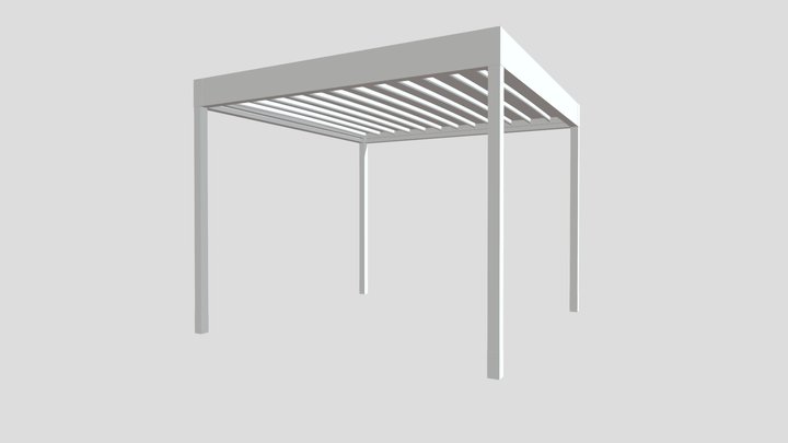 Pergola Floper Space Awing 3D Model