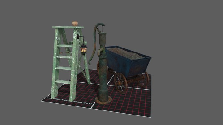 DAE 5 Finished props - Grandma's house 3D Model