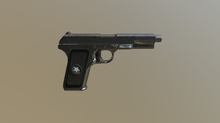 Tokarev Pistol 3D Model