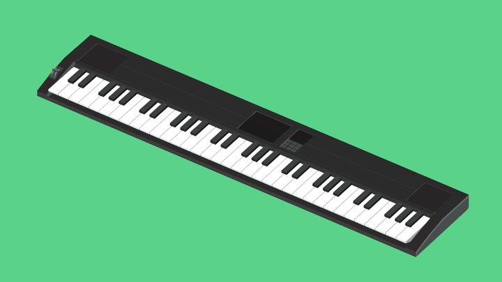 Synthesizer Free 3D Model