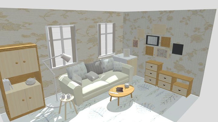 Living Room 3D Model