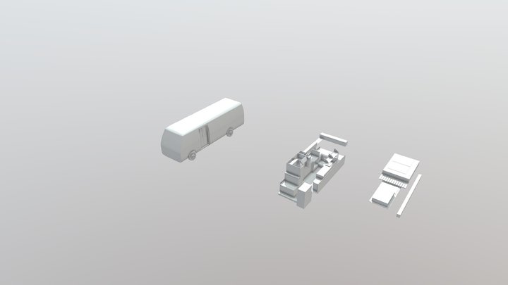 Toyota Coaster - Full 3D Model