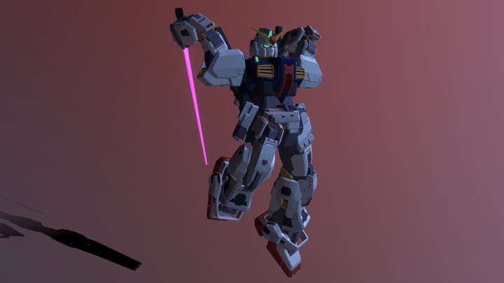 RX-178 Gundam MK-II 3D Model