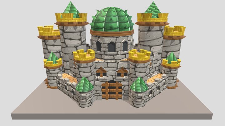 Wk06 Castle Catalano 3D Model