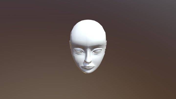 Rigged Head 3D Model