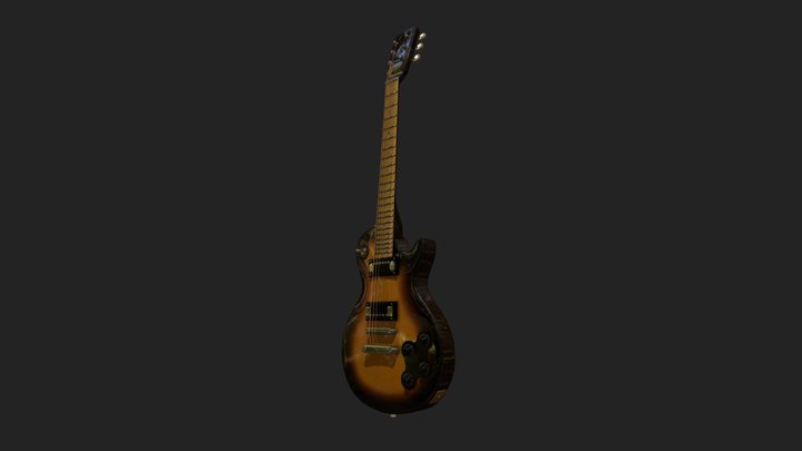 Electric Guitar 1 3D Model