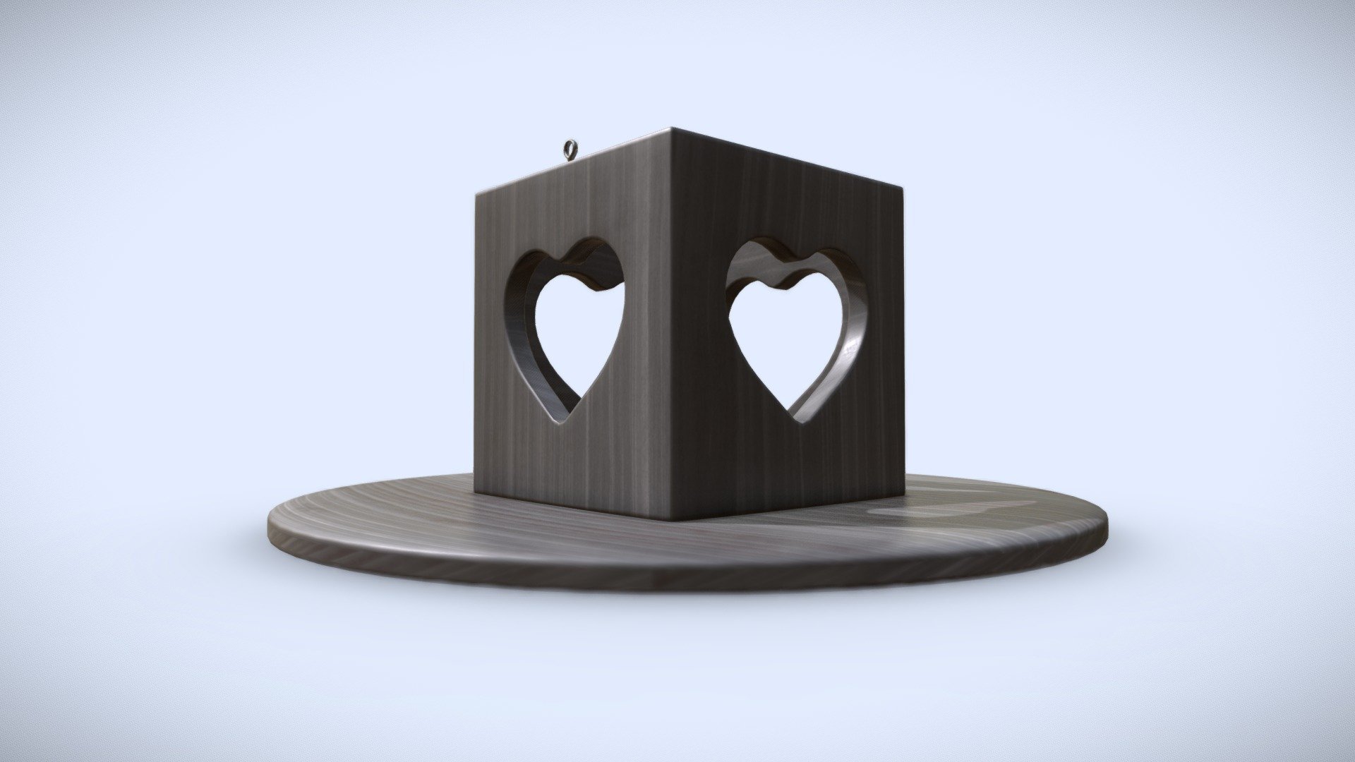 Heart Wooden Decoration Box