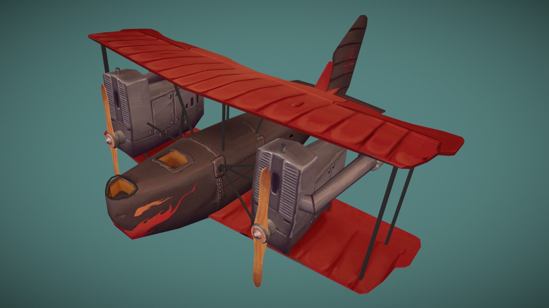 AEG G.IV Late stylized