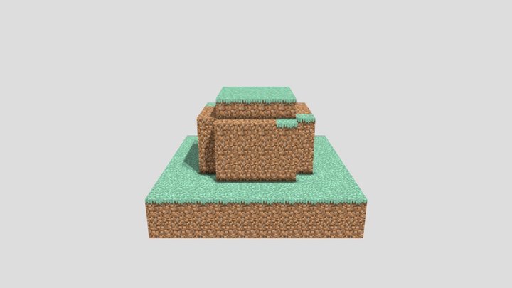 Minecraft World: The Dirt House 3D Model