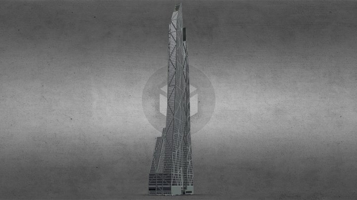 53W53 - Glass Tower - New York 3D Model