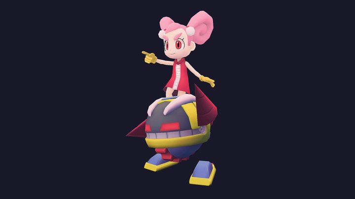 Jill - Drill Dozer 3D Model