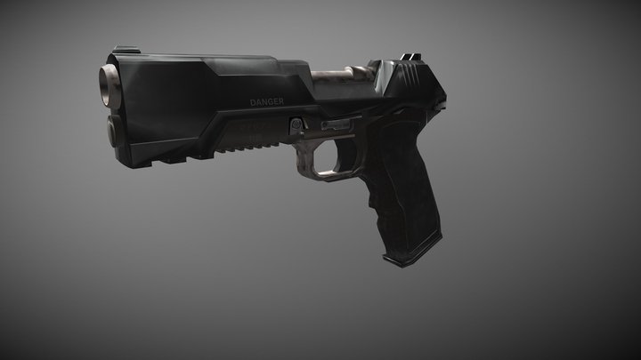 Gun01 3D Model
