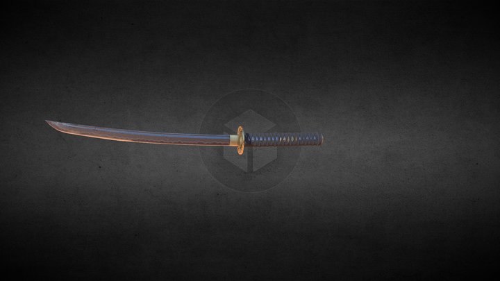 Wakizashi 3D Model
