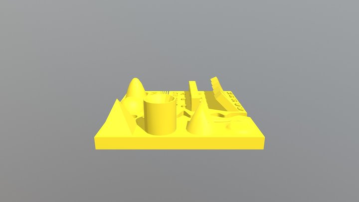 Ctrl V 3D Test 3D Model