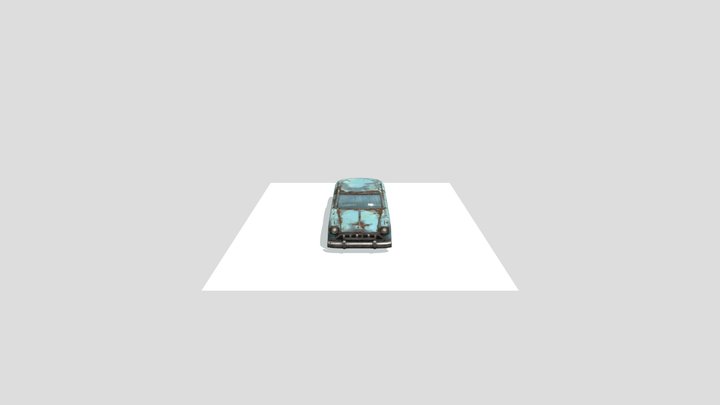 Old_rusty_car 3D Model