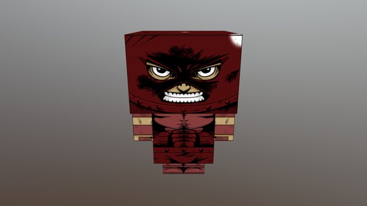 Juggernaut - Papercraft model 3D Model