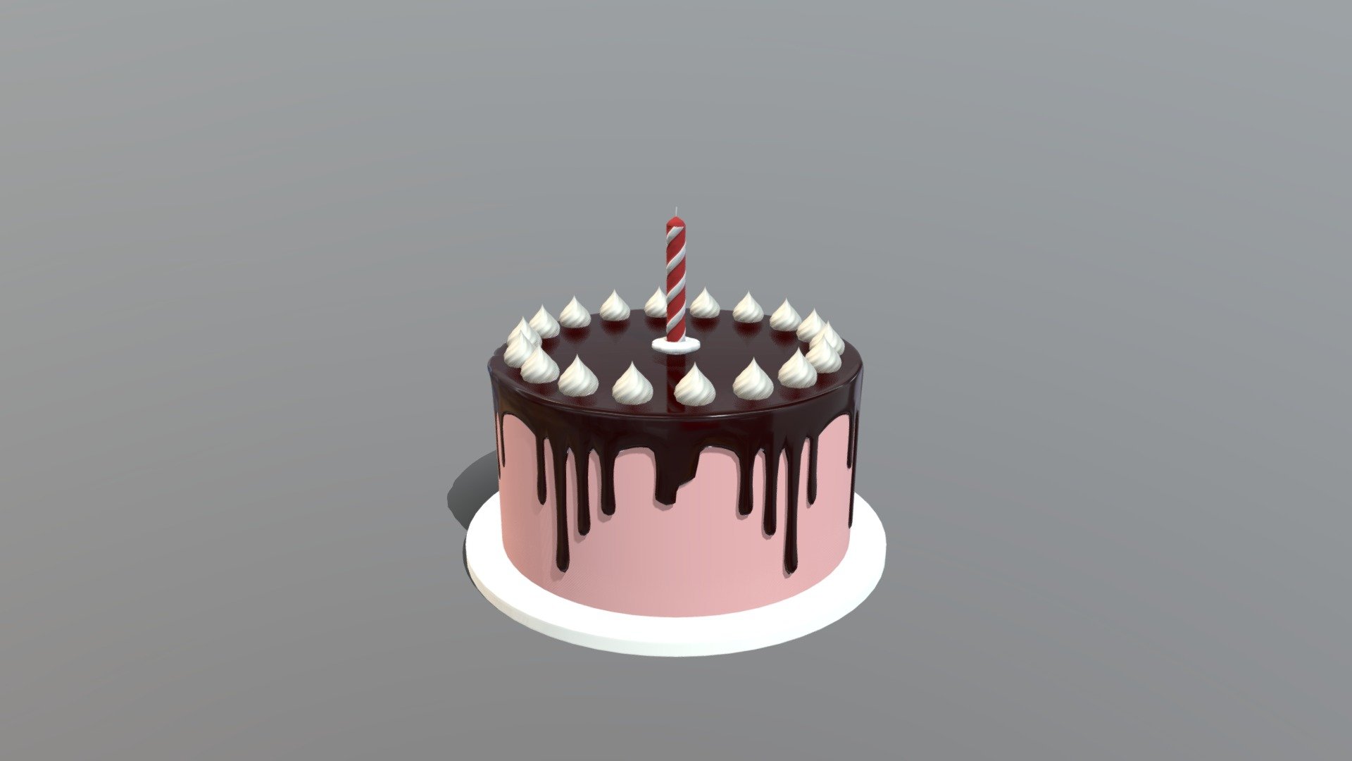 Birthday Cake - Download Free 3D model by Sakthivel G (@velsakthi562 ...