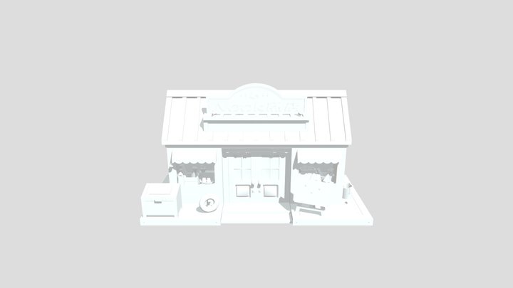 Animal Crossing - Nook Shop 3D Model