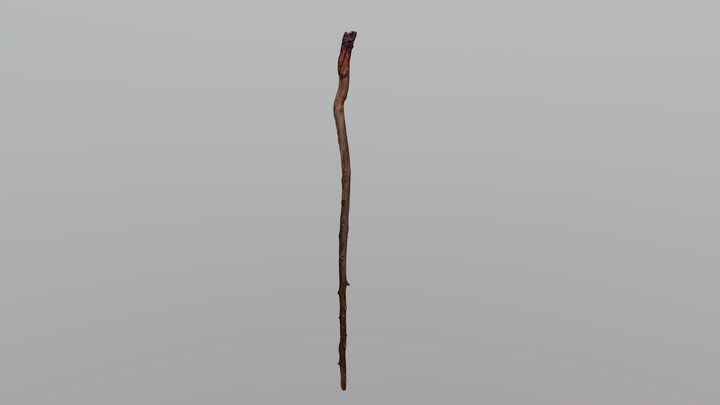 The bloodstained staff 3D Model