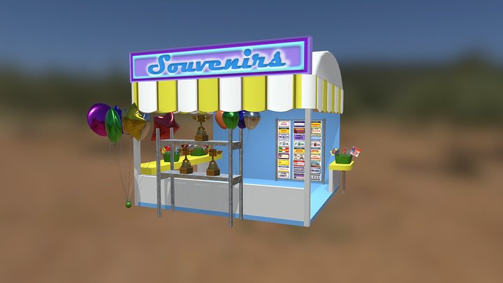 Souvenirs_shop 3D Model