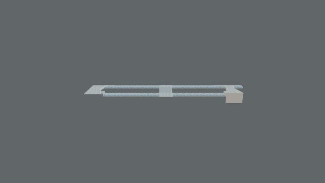 160809 - Khiran - Plazas A B C + Mall 8m span 3D Model