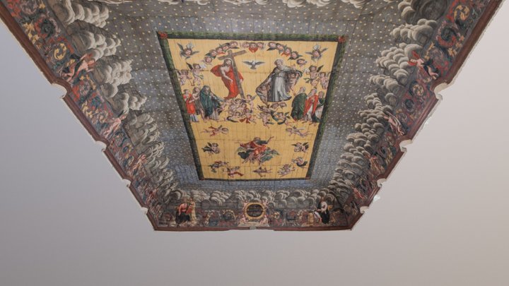 Plafond - Eglise Saint Paul Lizonne 3D Model