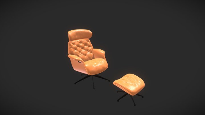 Volden armchair sofa 3D Model