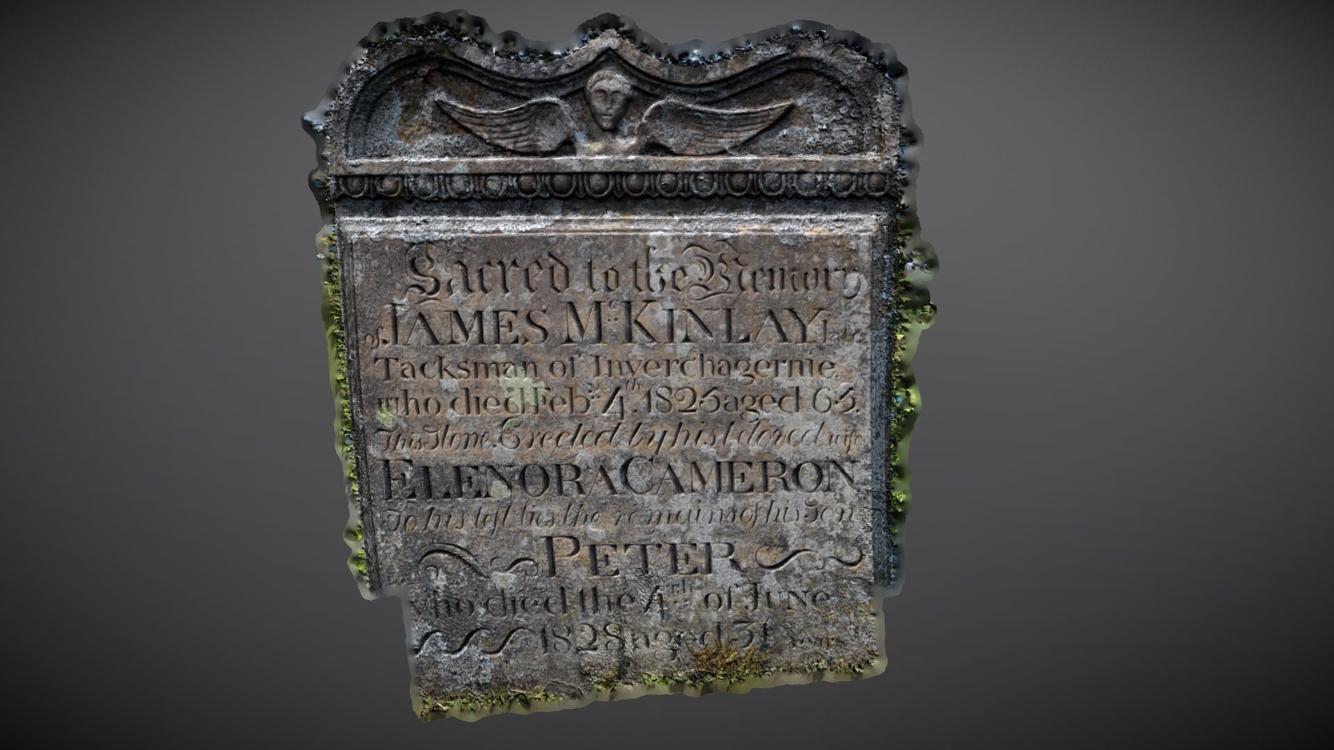 St Bride's Graveyard, Callander - McKinlay Front