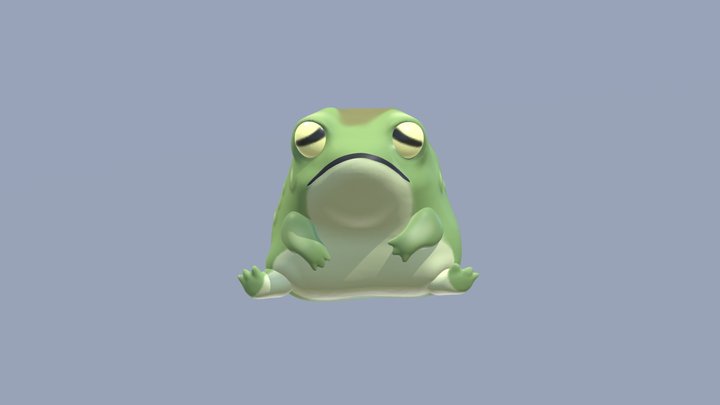 cute frog 22nd May 2020 3D Model