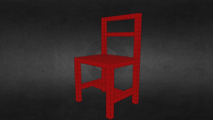 644230024 Wooden Chair_v2 3D Model