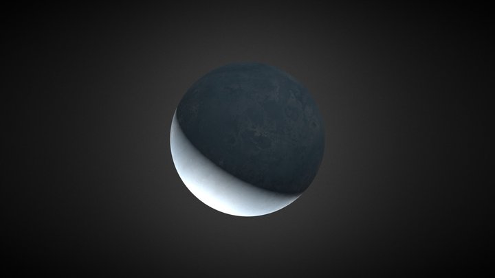 Earthlike Exoplanet Surface 3D Model