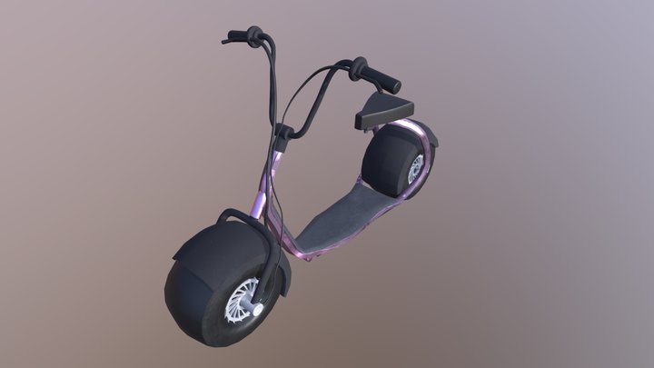 Scooter Surfaced 3D Model