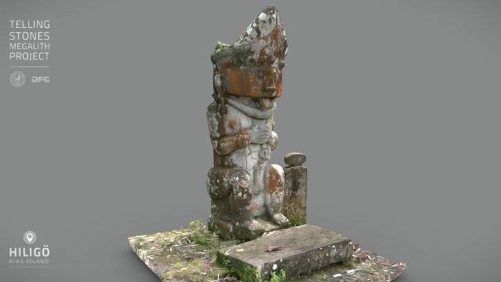 Hiligoe Statue 01 3D Model